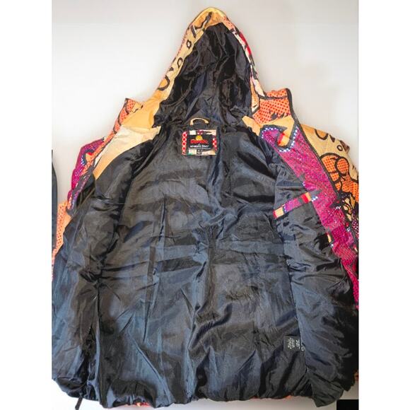 Garfield Member's Only Puffer Jacket/Coat All Over Print Graffiti NWT Size  XL - Picture 9 of 12